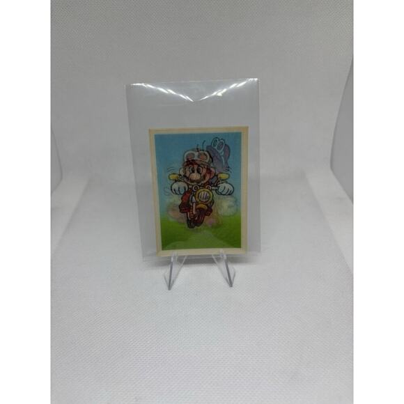 Super Mario Bros. Mario on Motorcycle Nintendo Lenticular Trading Tip Card. - Picture 1 of 2